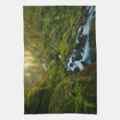 Waterval | Nationaal park van de Olympische Spelen Theedoek (Verticaal)