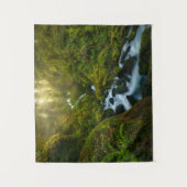 Waterval | Nationaal park van de Olympische Spelen Wandkleed (Voorkant)