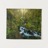 Waterval | Nationaal park van de Olympische Spelen Wandkleed (Voorkant (horizontaal))