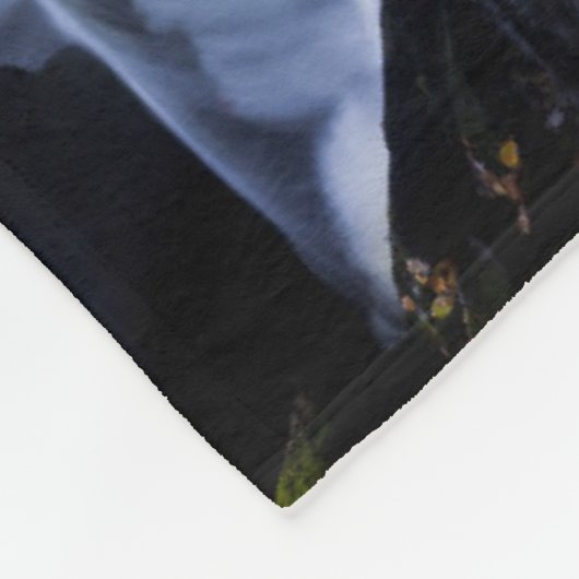 Waterval | Nationaal park van het Grote Smoky Moun Fleece Deken (Hoek)