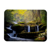 Waterval | Nationaal park van het Grote Smoky Moun Magneet (Horizontaal)