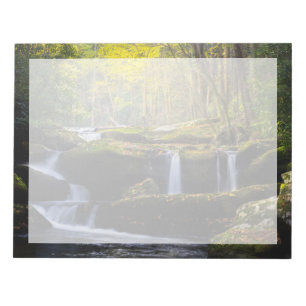 Waterval   Nationaal park van het Grote Smoky Moun Notitieblok