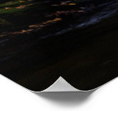 Waterval | Nationaal park van het Grote Smoky Moun Poster (Hoek)