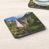 Waterval | Nationaal park Yosemite Bier Onderzetter (Linkerzijde)