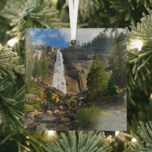 Waterval | Nationaal park Yosemite Glas Ornament (Insitu)