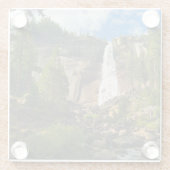 Waterval | Nationaal park Yosemite Glazen Onderzetter (Achterkant)