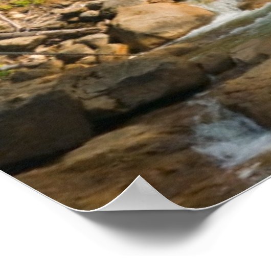 Waterval | Nationaal park Yosemite Poster (Hoek)