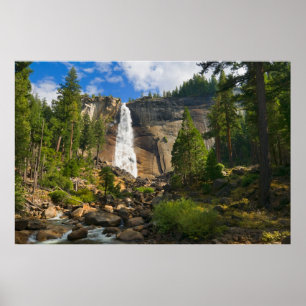 Waterval   Nationaal park Yosemite Poster