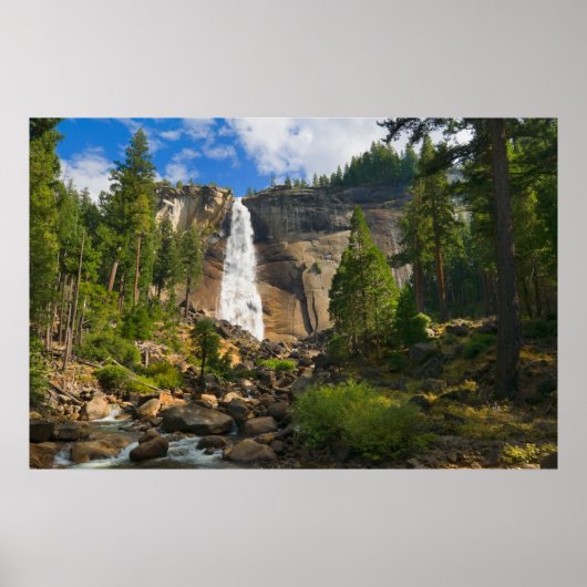 Waterval | Nationaal park Yosemite Poster (Voorkant)
