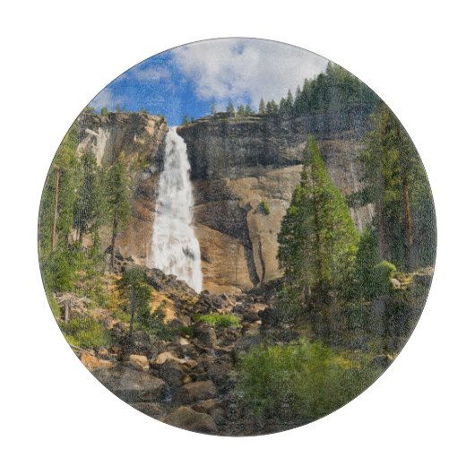 Waterval | Nationaal park Yosemite Snijplank (Voorkant)