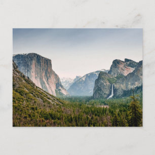 Waterval   Nationaal park Yosemite Valley Briefkaart