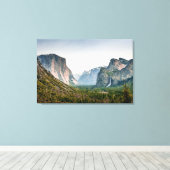 Waterval | Nationaal park Yosemite Valley Canvas Afdruk (Insitu (Houten vloer))