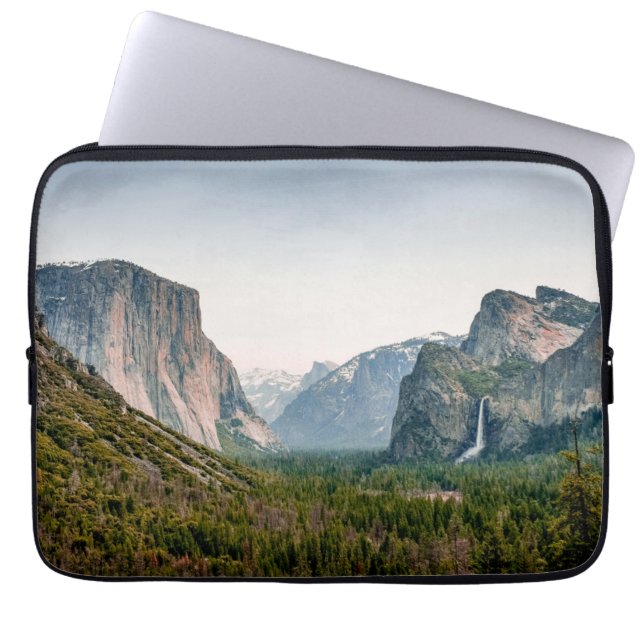 Waterval | Nationaal park Yosemite Valley Laptop Sleeve (Voorkant)