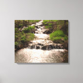 Waterval Natuur Bossen Fotografie Canvas Print MN (Voorkant)