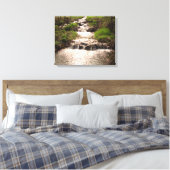Waterval Natuur Bossen Fotografie Canvas Print MN (Insitu (Slaapkamer))