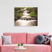 Waterval Natuur Bossen Fotografie Canvas Print MN (Insitu (Woonkamer))