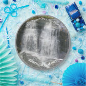 Waterval Natuur Kunst Gepersonaliseerde Partij Papieren Bordje (Feest)