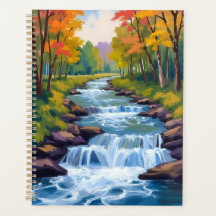 Waterval Natuur Landschap Schilderij