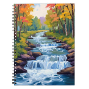 Waterval Natuur Landschapsschildering Notitieboek