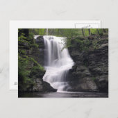 Waterval Natuur Tree Leaf Peace Love Park Destiny Briefkaart (Voorkant / Achterkant)