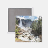 Waterval | Nevada Herfst, Yosemite, CA Magneet (Voorkant / Achterkant)