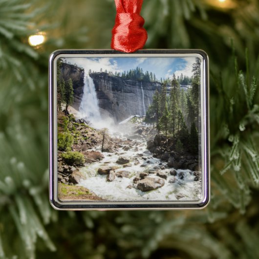 Waterval | Nevada Herfst, Yosemite, CA Metalen Ornament (Boom)