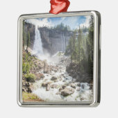 Waterval | Nevada Herfst, Yosemite, CA Metalen Ornament (Links)