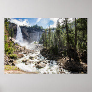 Waterval   Nevada Herfst, Yosemite, CA Poster