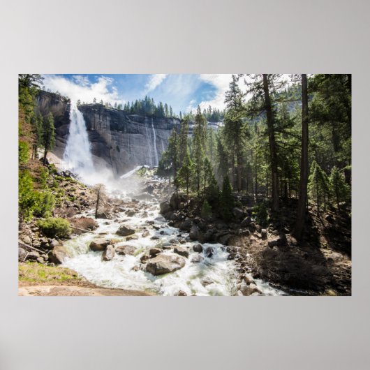 Waterval | Nevada Herfst, Yosemite, CA Poster (Voorkant)