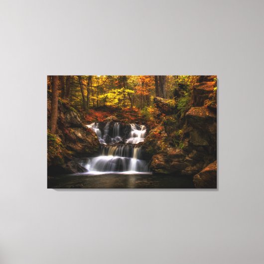 Waterval | New England Connecticut Canvas Afdruk (Voorkant)