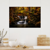 Waterval | New England Connecticut Poster (Keuken)