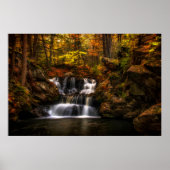 Waterval | New England Connecticut Poster (Voorkant)