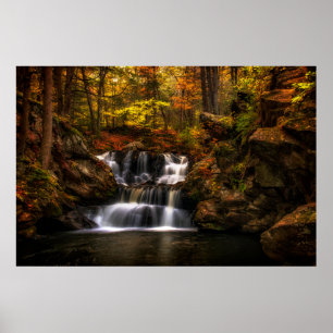 Waterval   New England Connecticut Poster
