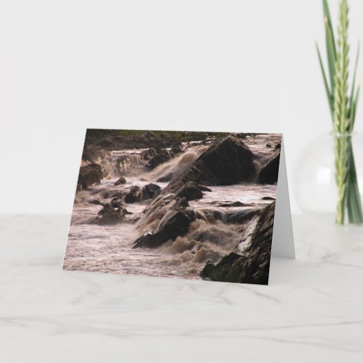 waterval notecard kaart (Voorkant)