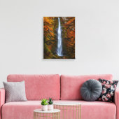 Waterval nr. 1, Canvasprint van de Watervalserie Canvas Afdruk (Insitu (Woonkamer))