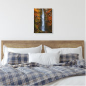 Waterval nr. 1, Canvasprint van de Watervalserie Canvas Afdruk (Insitu (Slaapkamer))