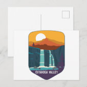 Waterval Ohio Briefkaart (Voorkant / Achterkant)