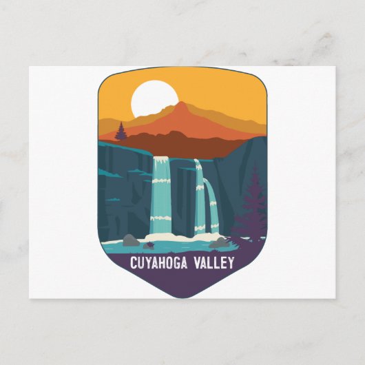 Waterval Ohio Briefkaart (Voorkant)