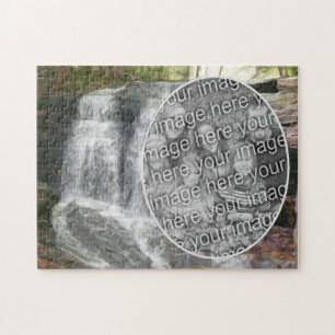  waterval olieverfschilderij Voeg je foto toe Legpuzzel