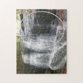  waterval olieverfschilderij Voeg je foto toe Legpuzzel (Verticaal)