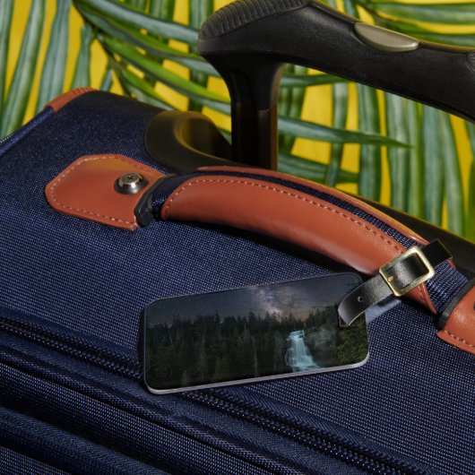 Waterval | Olympisch park Whistler Bagagelabel (Voorkant Insitu 3)