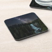 Waterval | Olympisch park Whistler Bier Onderzetter (Linkerzijde)