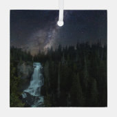 Waterval | Olympisch park Whistler Glas Ornament (Achterkant)