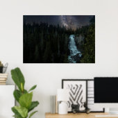 Waterval | Olympisch park Whistler Poster (Thuiskantoor)