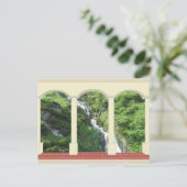 Waterval onder Arch Briefkaart (Staand voorkant)