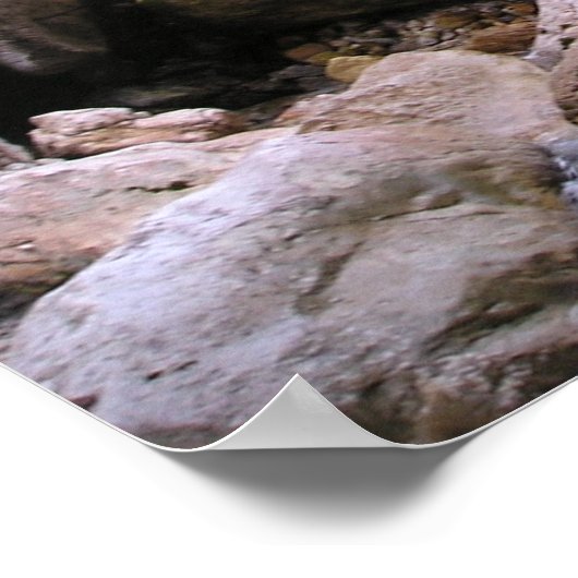 Waterval onder het kasteel van Neuschwanstein, Dui Poster (Hoek)