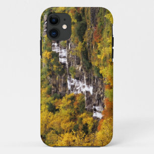 Waterval onder Mt Cannon in Glacier National Case-Mate iPhone Case