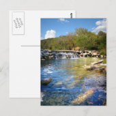 Waterval op Barton Creek in Austin Texas 2 Briefkaart (Voorkant / Achterkant)