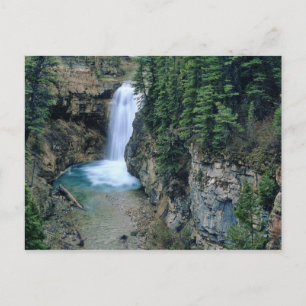 Waterval op de Herfsten Creek in Lewis en Clark Briefkaart