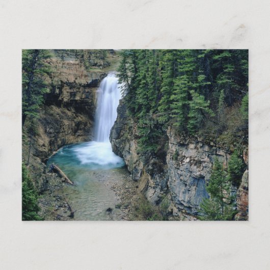 Waterval op de Herfsten Creek in Lewis en Clark Briefkaart (Voorkant)
